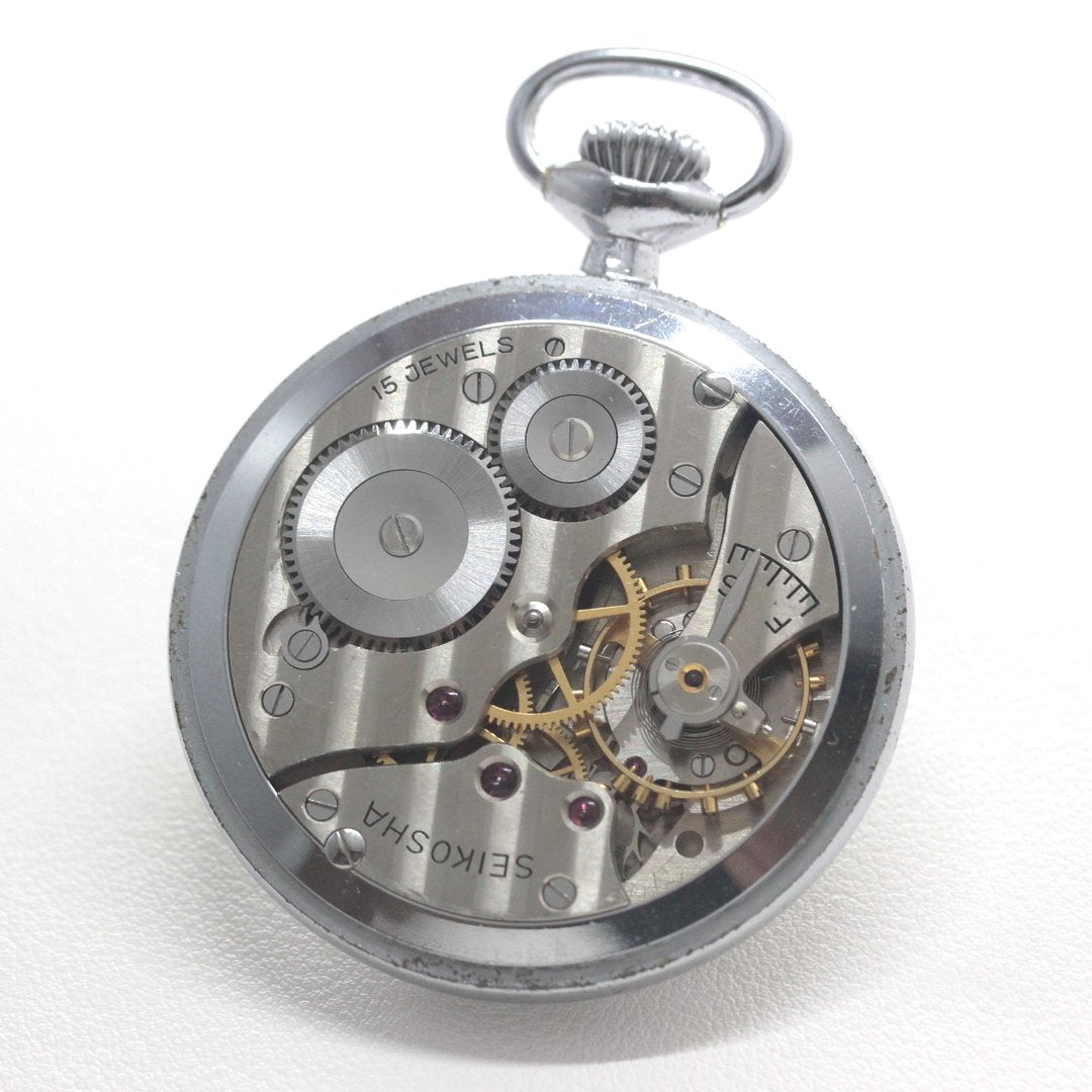19セイコー鉄道時計19seiko-1368　ムーブメント