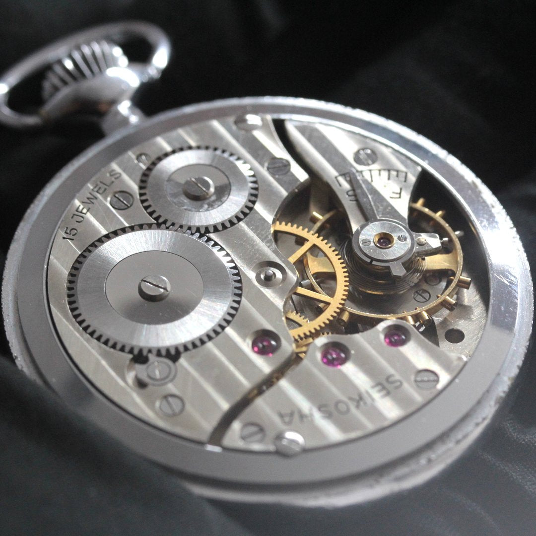 19セイコー鉄道時計19seiko-1368　ムーブメント