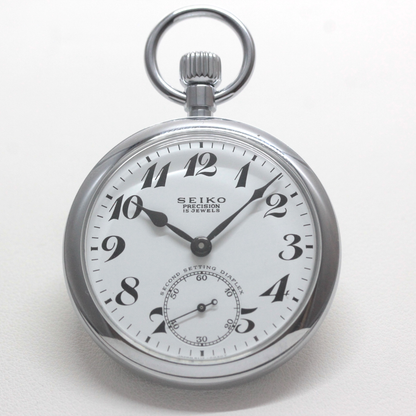 19セイコー プレシジョン 懐中時計 /印字なし/15石 / 絶版時計 /19seiko-1373