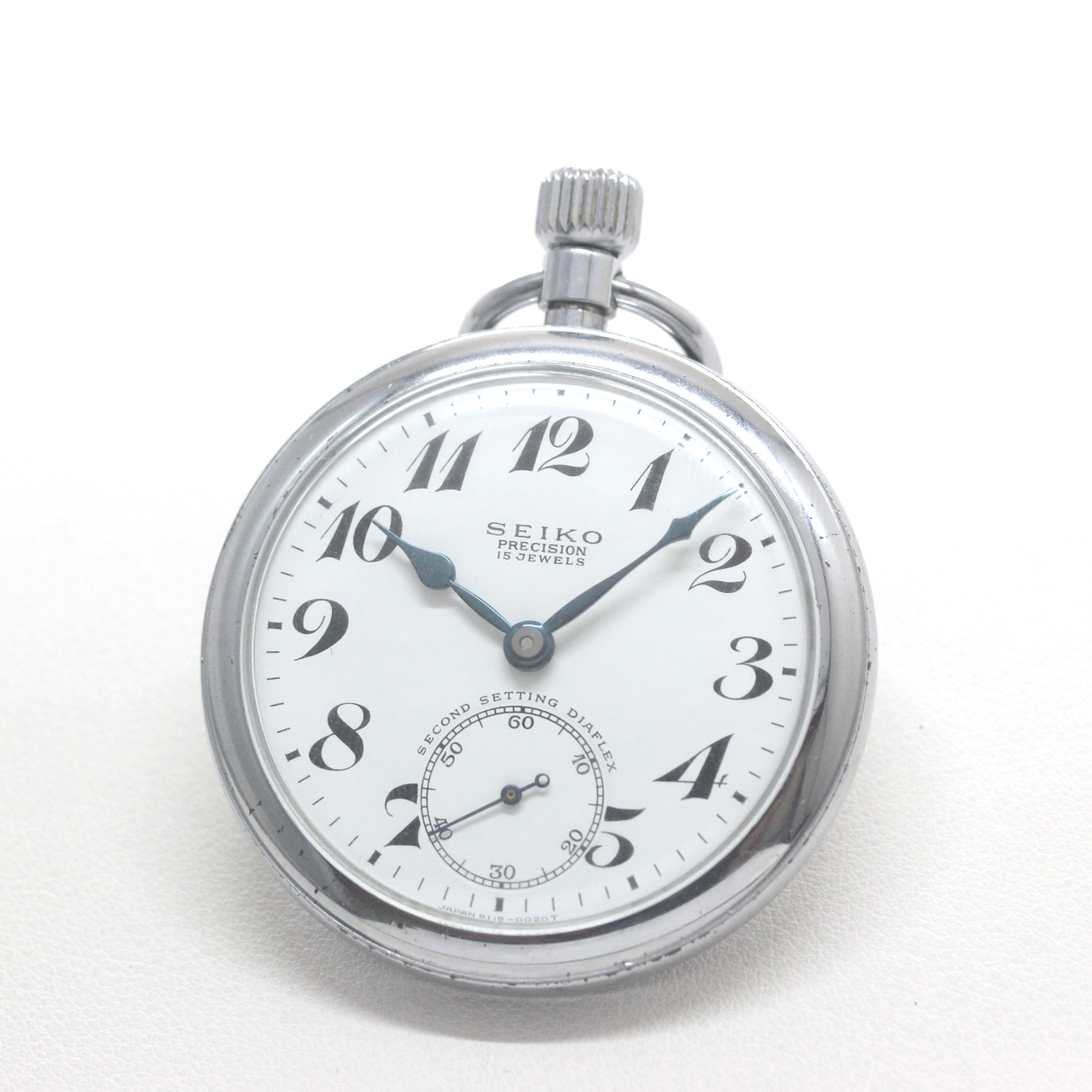 19セイコー 鉄道時計 懐中時計 手巻き式 ヴィンテージ 19seiko-1376 昭和