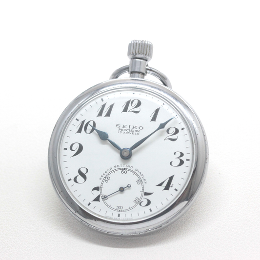19セイコー 鉄道時計 懐中時計 手巻き式 ヴィンテージ 19seiko-1376 昭和