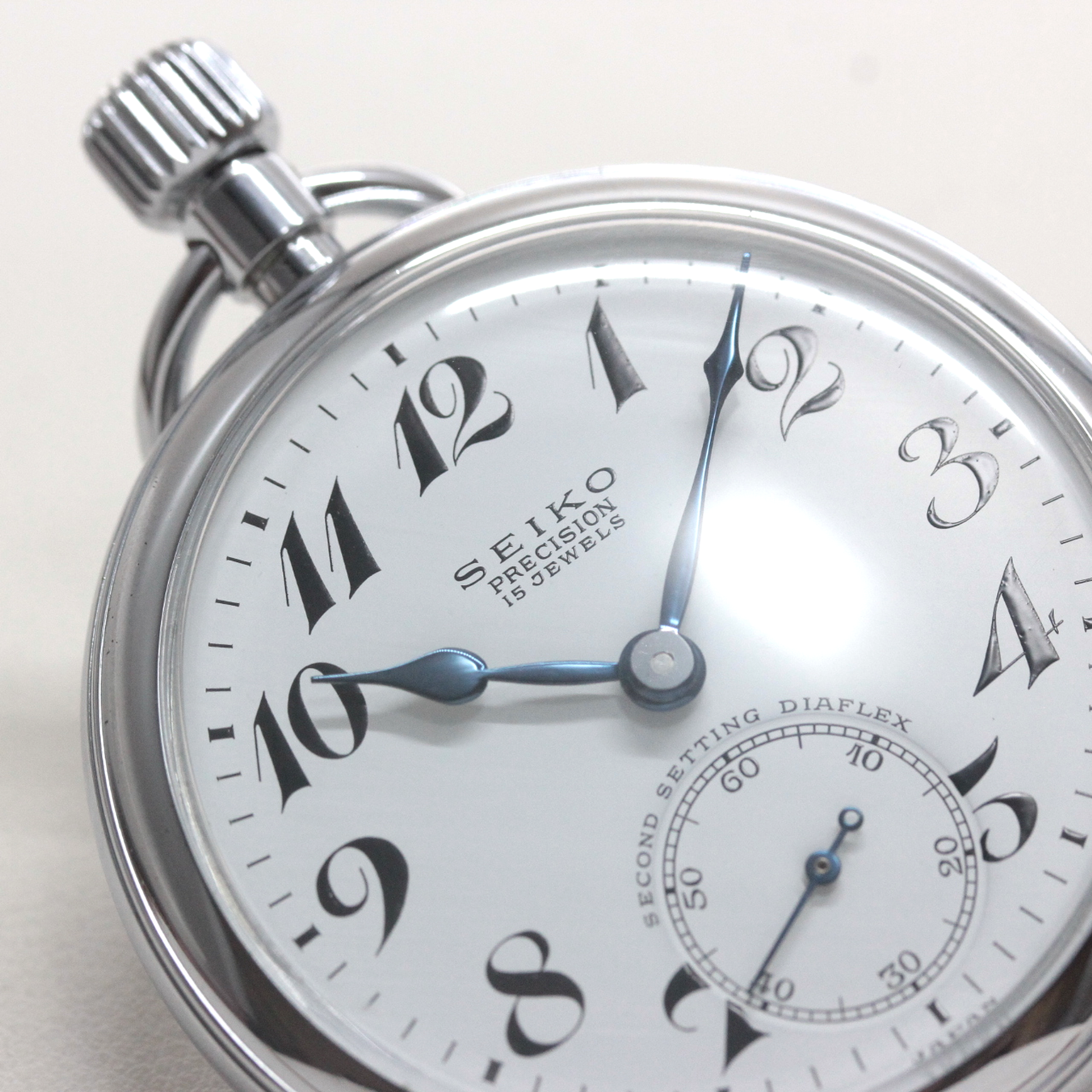 19セイコー 懐中時計 19seiko-1377 ブルースチール針