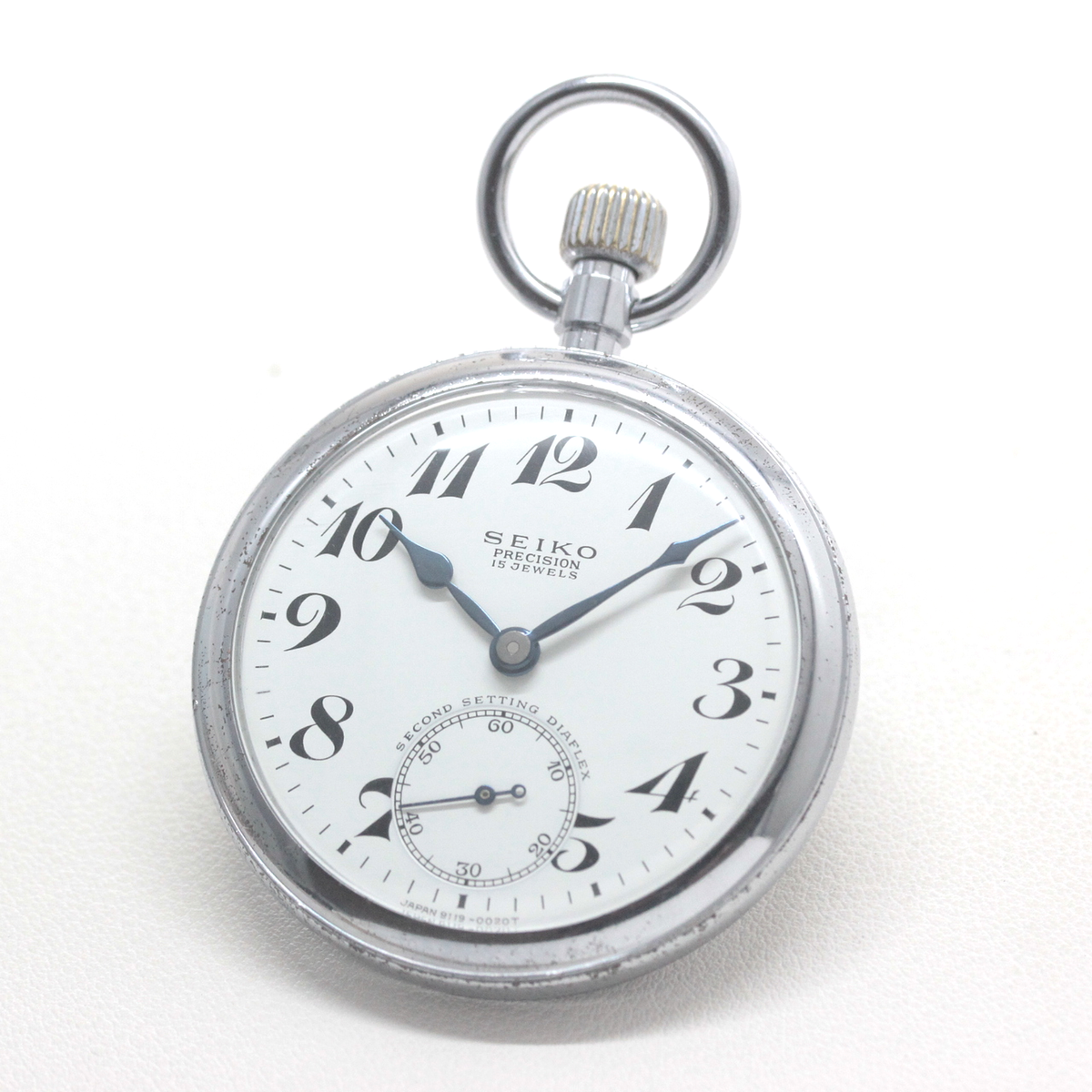 19セイコー 鉄道時計 懐中時計 ダイアフレックス 19seiko-1382
