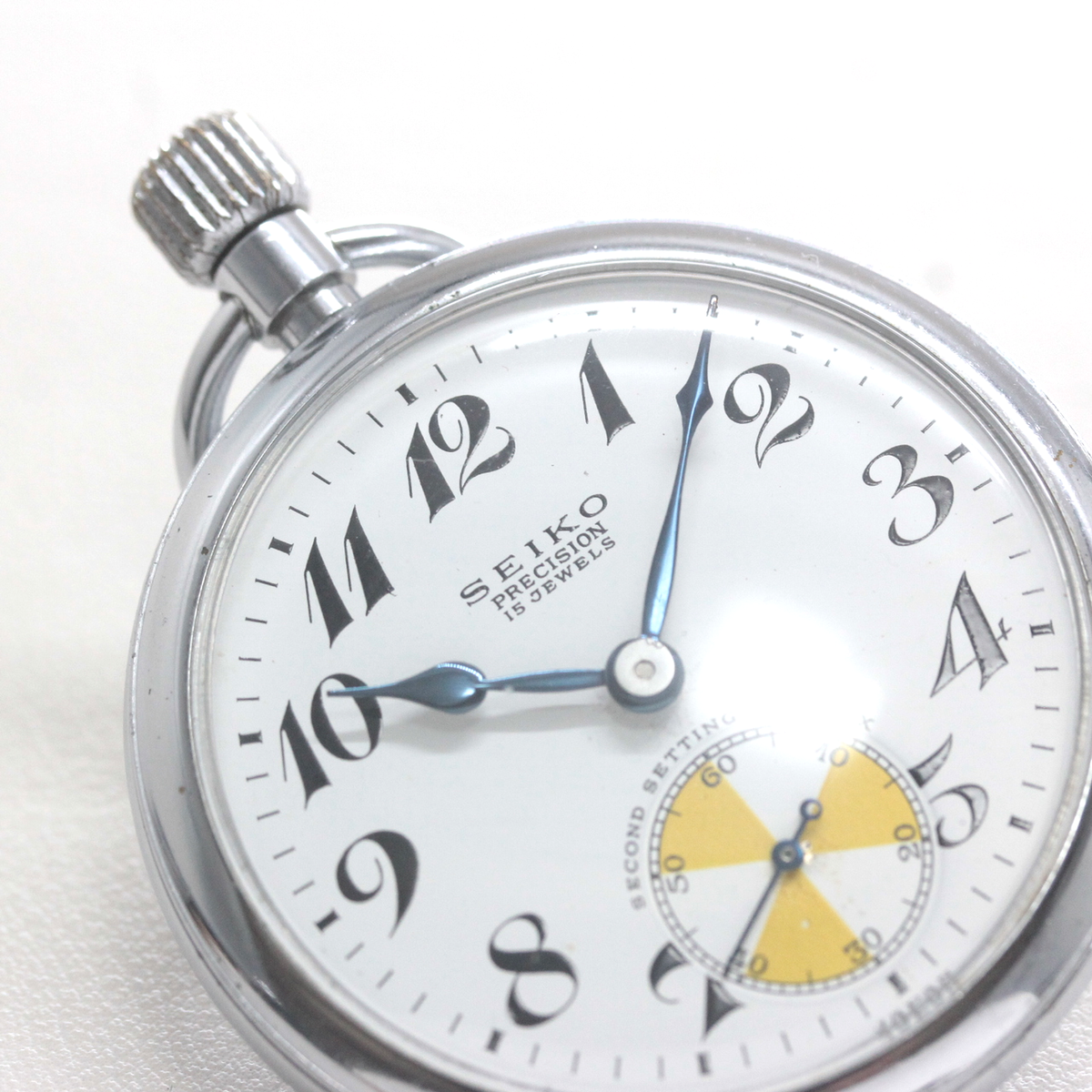 19セイコー  鉄道時計 懐中時計 手巻き式 ヴィンテージ 日本電信電話公社 19seiko-1383 文字盤