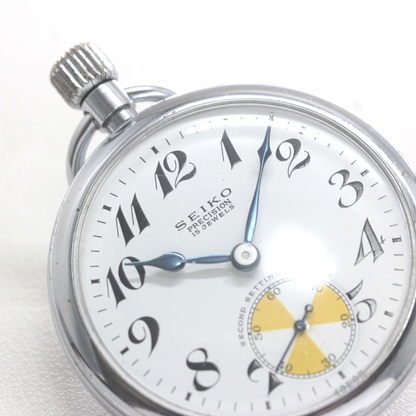 19セイコー  鉄道時計 懐中時計 手巻き式 ヴィンテージ 日本電信電話公社 19seiko-1383 文字盤
