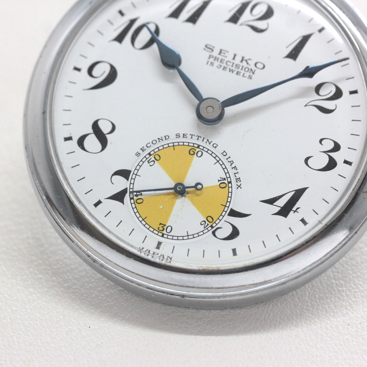 19セイコー  鉄道時計 懐中時計 手巻き式 ヴィンテージ 日本電信電話公社 19seiko-1383 スモールセコンド