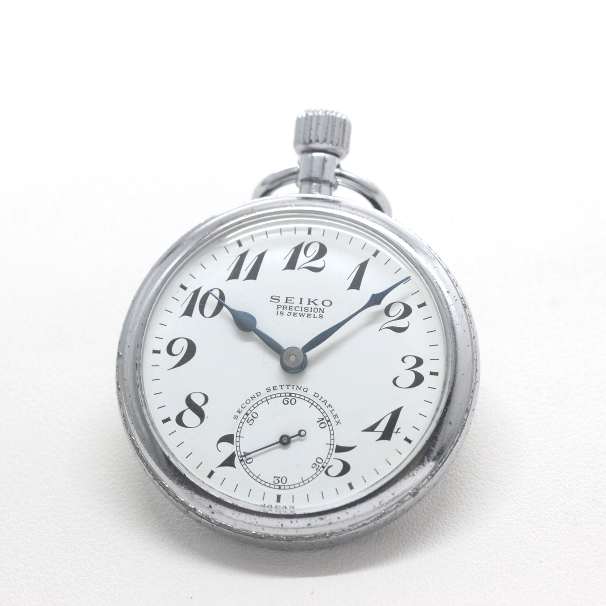 19セイコー 鉄道時計 懐中時計 プレシジョン 「廃」昭40　0283　国鉄関西 19seiko-1386 