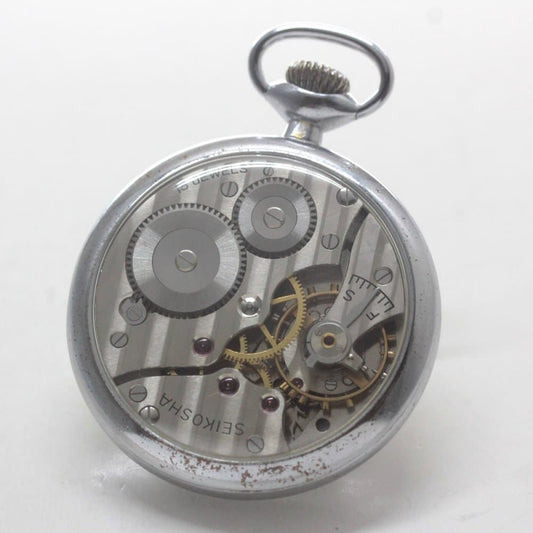 昭和の19セイコーシースルーバックカスタム/15石/ダイアフレックス/絶版時計/オーバーホール済/19seiko-costom15