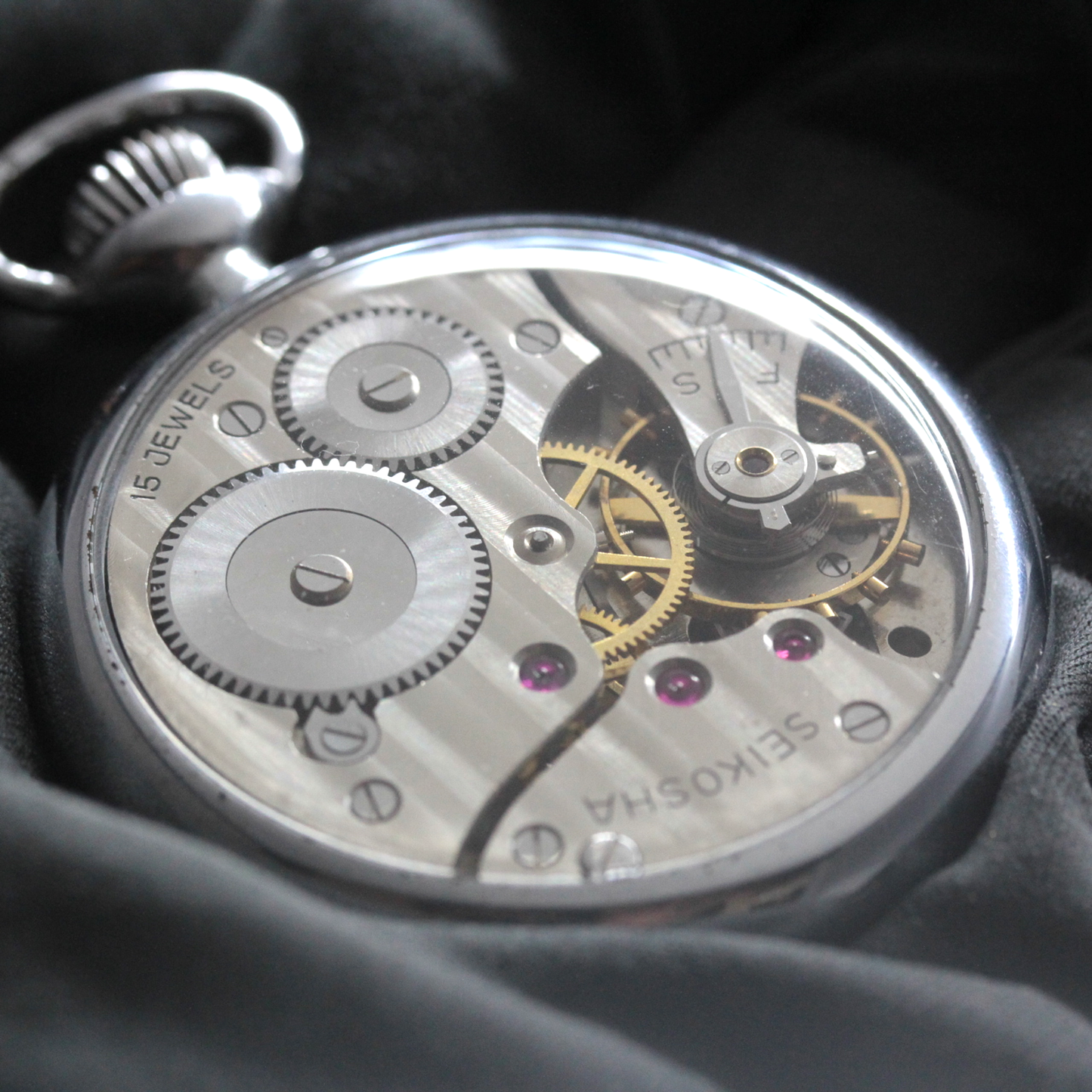 昭和の19セイコーシースルーバックカスタム/15石/ダイアフレックス/絶版時計/オーバーホール済/19seiko-costom22