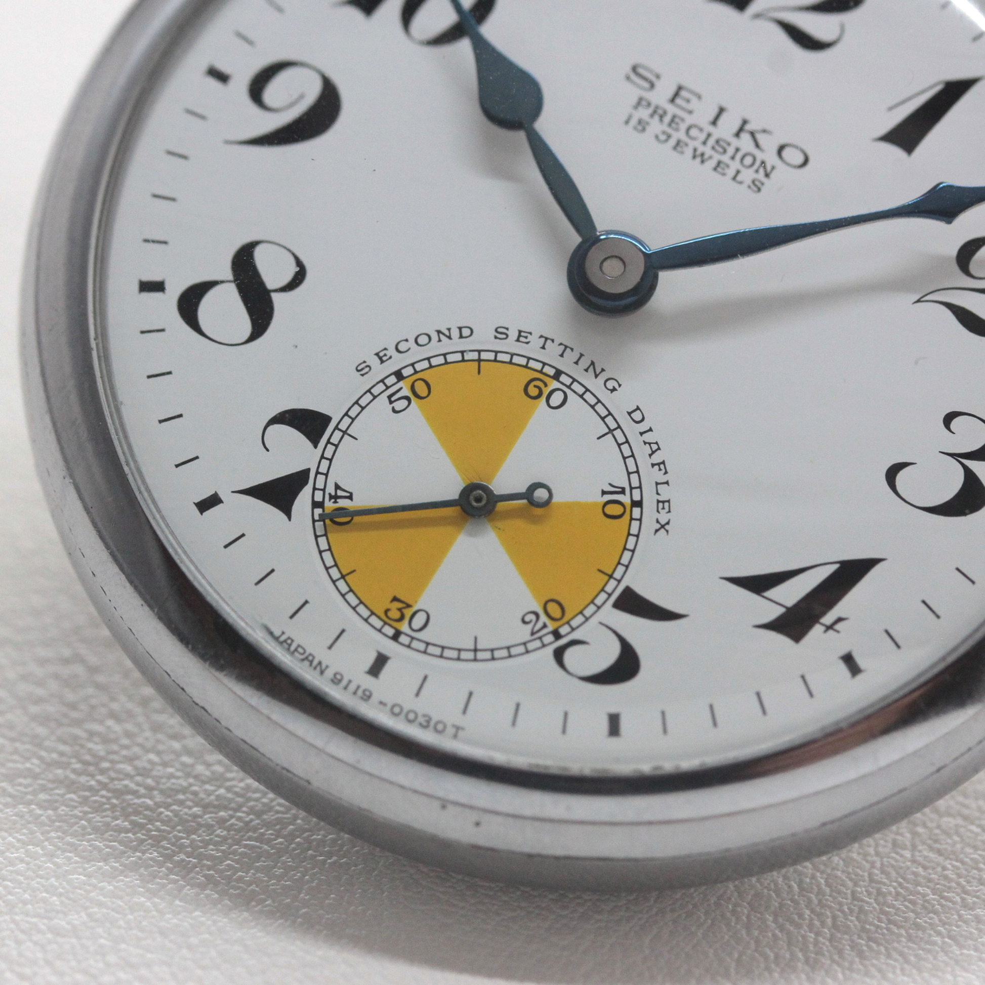 ツートーンカラーになったスモールセコンド 昭和の19セイコーシースルーバックカスタム 電電公社スタイル 19seiko-costom25