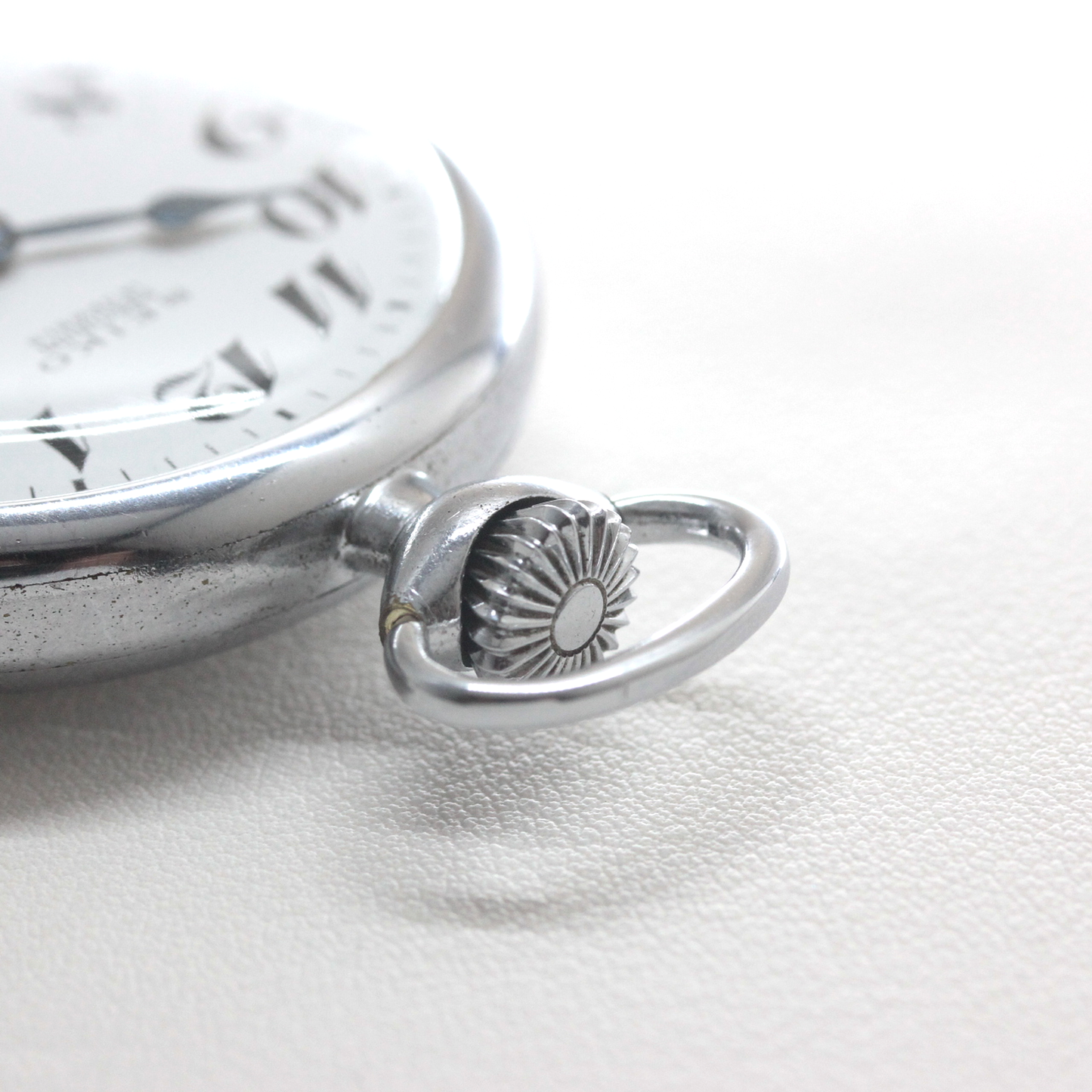 リューズまわり 昭和の19セイコーシースルーバックカスタム 電電公社スタイル 19seiko-costom25