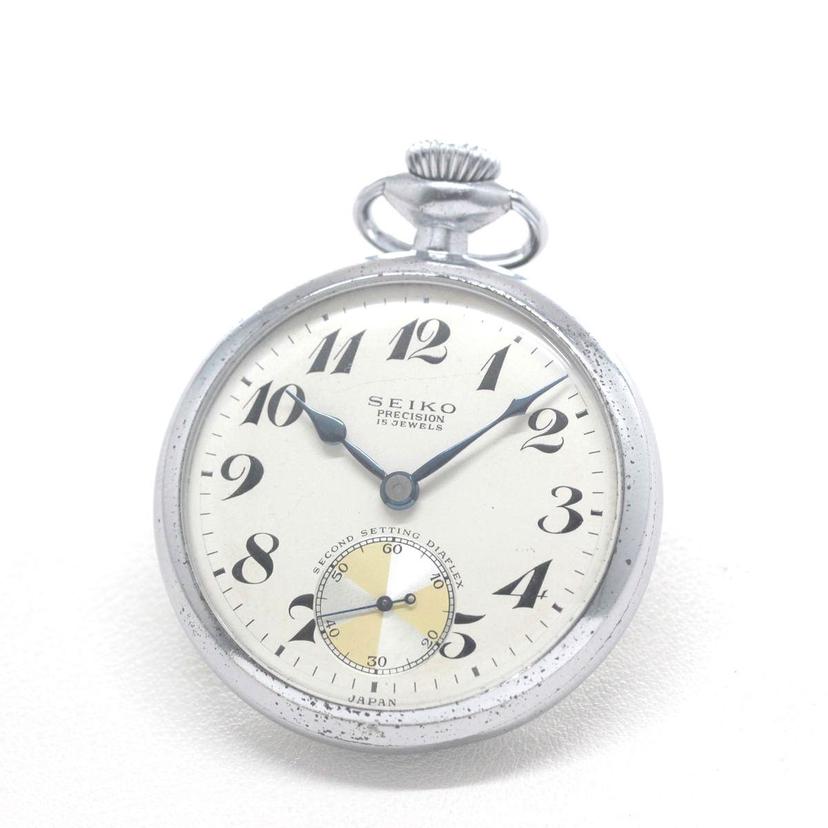 19セイコー シースルーバックカスタム 鉄道時計 懐中時計 手巻き式 ヴィンテージ 19seiko-costom27