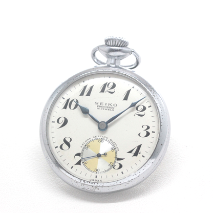 19セイコー シースルーバックカスタム 鉄道時計 懐中時計 手巻き式 ヴィンテージ 19seiko-costom27