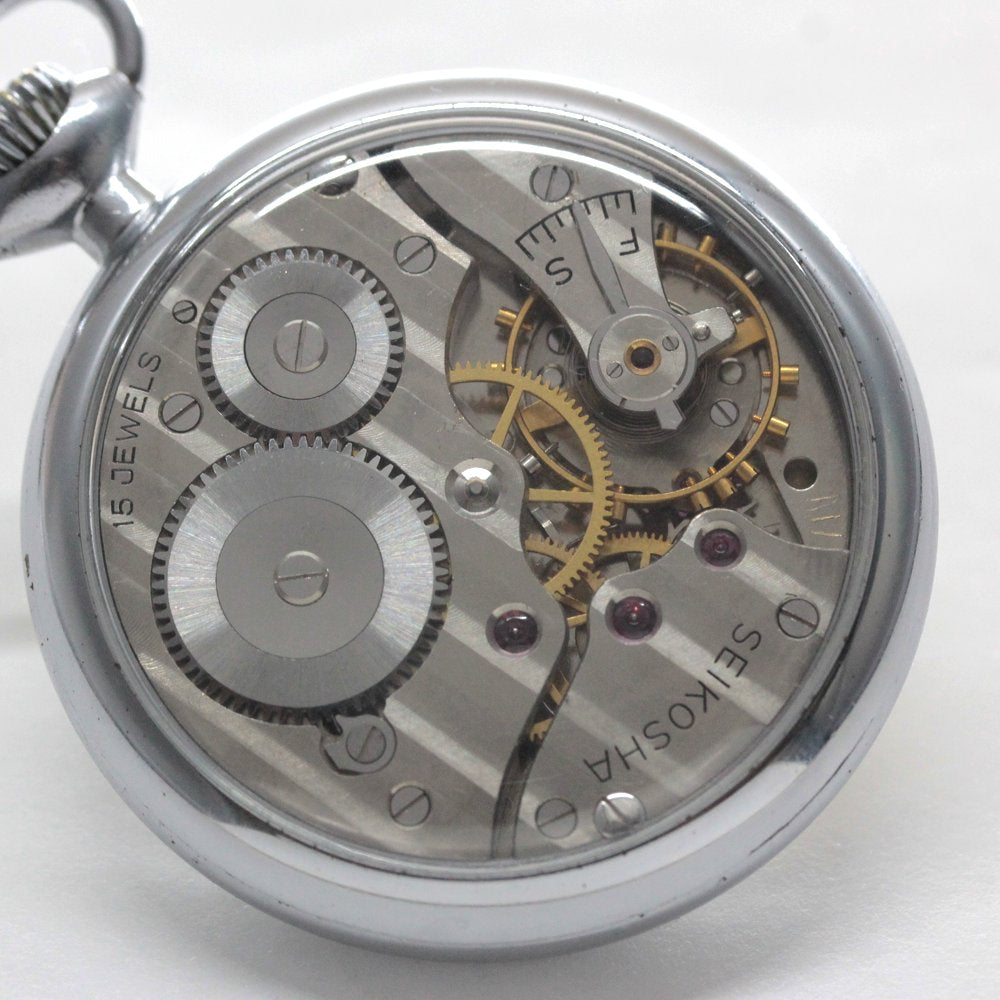 昭和の19セイコーシースルーバックカスタム / 15石 / 日本電信電話公社文字盤 / 絶版時計 / オーバーホール済 / 19seiko-costom20