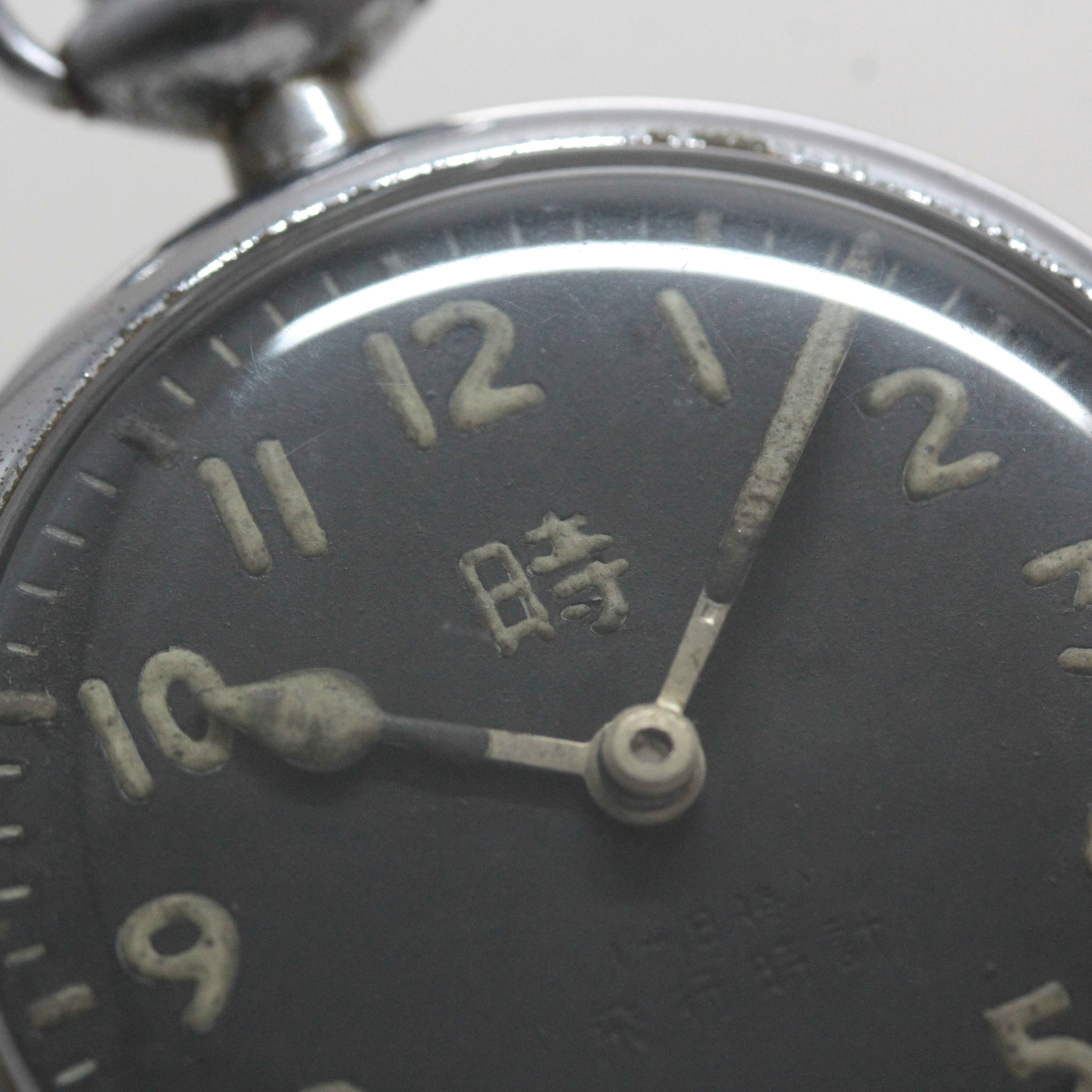 100式飛行時計 19seiko-flight9 インデックス 針 今でも発光するラジウム