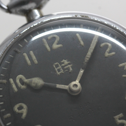 100式飛行時計 19seiko-flight9 インデックス 針 今でも発光するラジウム