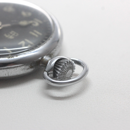 100式飛行時計 19seiko-flight9 リューズ周り