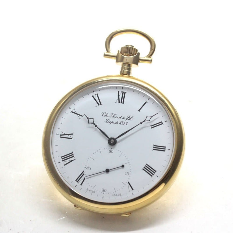 絶版モデルのティソ（TISSOT）　手巻き式中時計　tissot-1018