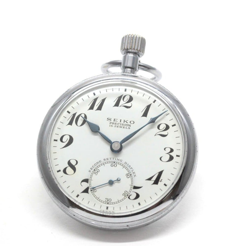 昭和39年の19セイコー鉄道時計/15石/秒針止め機能/絶版時計/19seiko-1250
