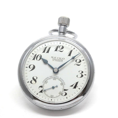 昭和39年の19セイコー鉄道時計/15石/秒針止め機能/絶版時計/19seiko-1250