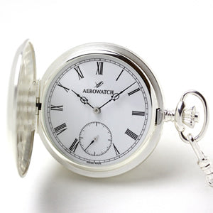 アエロ 懐中時計 銀無垢 55650A901