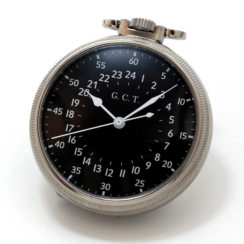 M.R.M.W. (Montre Roroi Militaly Watch/モントルロロイ ミリタリーウォッチ) U.S.Army AN5740 24時間計 ブラック 2way 懐中時計