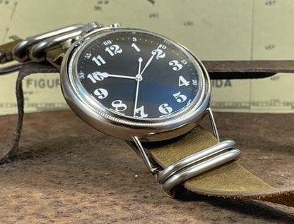M.R.M.W. (Montre Roroi Militaly Watch/モントルロロイ ミリタリーウォッチ) U.S.Army AN5740 12時間計 ブラック 2way 懐中時計