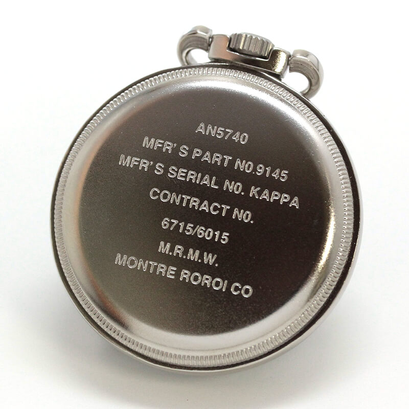 M.R.M.W. (Montre Roroi Militaly Watch/モントルロロイ ミリタリーウォッチ) U.S.Army AN5740 12時間計 ブラック 2way 懐中時計