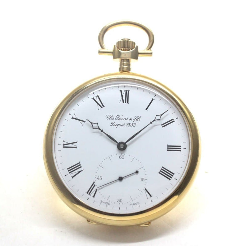 絶版モデルのティソ（TISSOT）　手巻き式中時計　tissot-1018