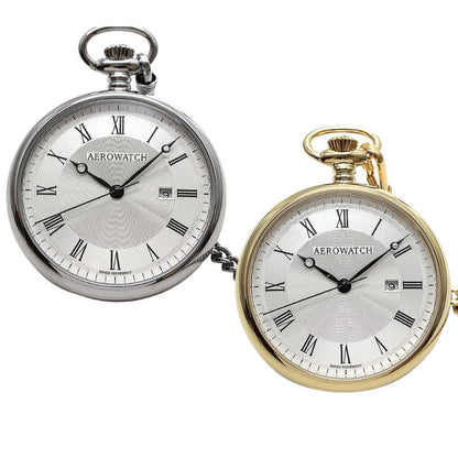 アエロ（AERO）クォーツ式/懐中時計 45828PD01・45828JA01/ペア懐中時計