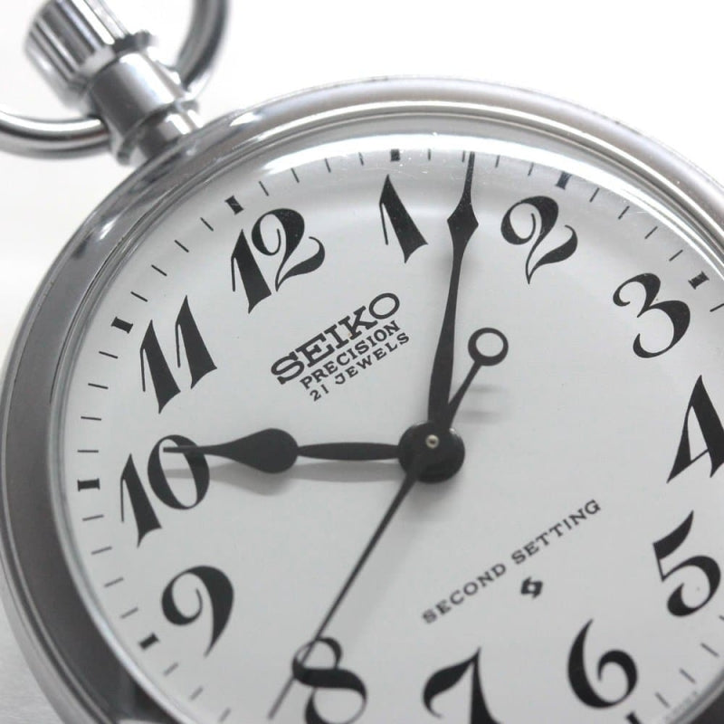 昭和の機械式セイコー鉄道時計/21石/19seiko-1248