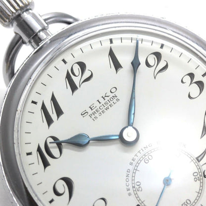 昭和39年の19セイコー鉄道時計/15石/秒針止め機能/絶版時計/19seiko-1250