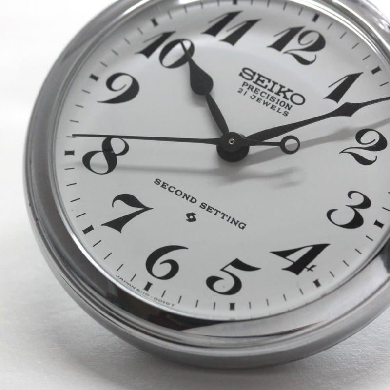 昭和の機械式セイコー鉄道時計/21石/19seiko-1248