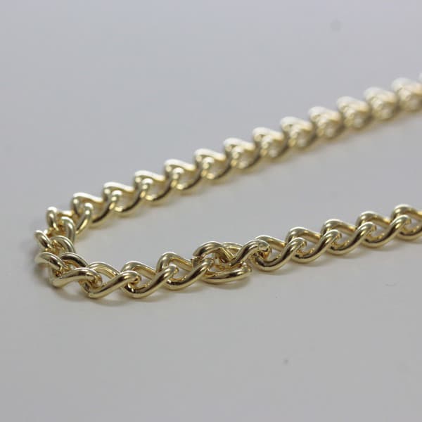 懐中時計用ダブルアルバートチェーン Tバー/ゴールドカラー 99X-GOLD-D