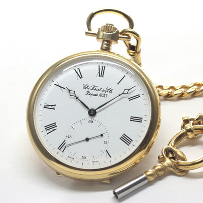 絶版モデルのティソ（TISSOT） 鍵巻き式懐中時計 / tissot-1039