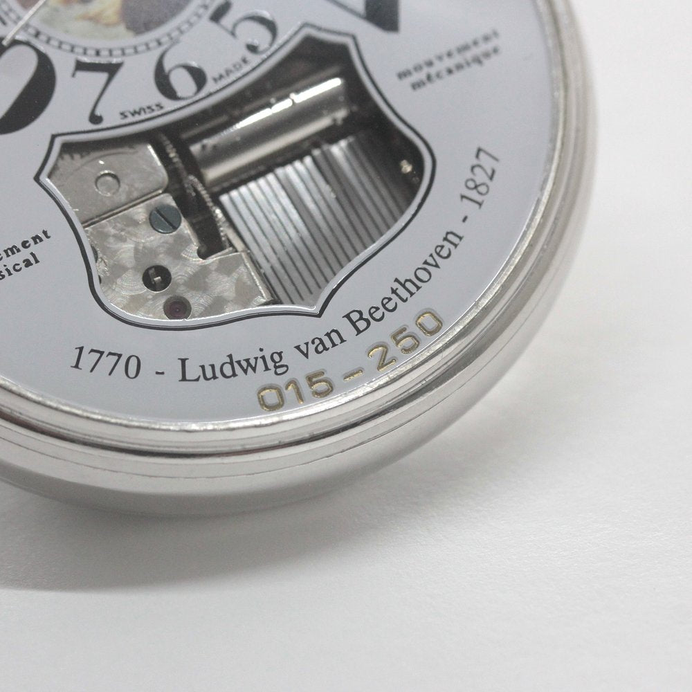 絶版モデルのボーグリ（BOEGLI）/オルゴール懐中時計/ベートーヴェン限定モデル/boegli-101