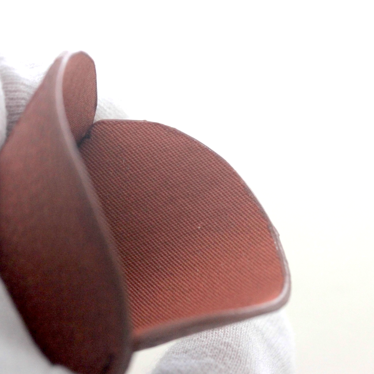 懐中時計専用革サック オリジナル 鰤 ブリ　 魚革 チェスナット  s-leathercase-chestnut-buri 内側