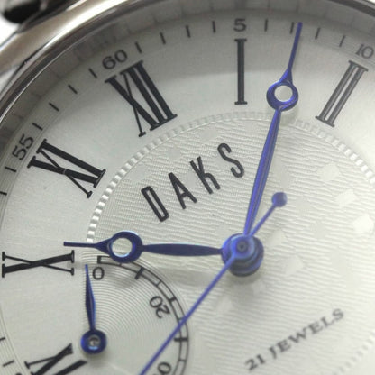 絶版モデルのダックス（DAKS）120周年限定モデル/パワーリザーブインジケーター付懐中時計　daks-101