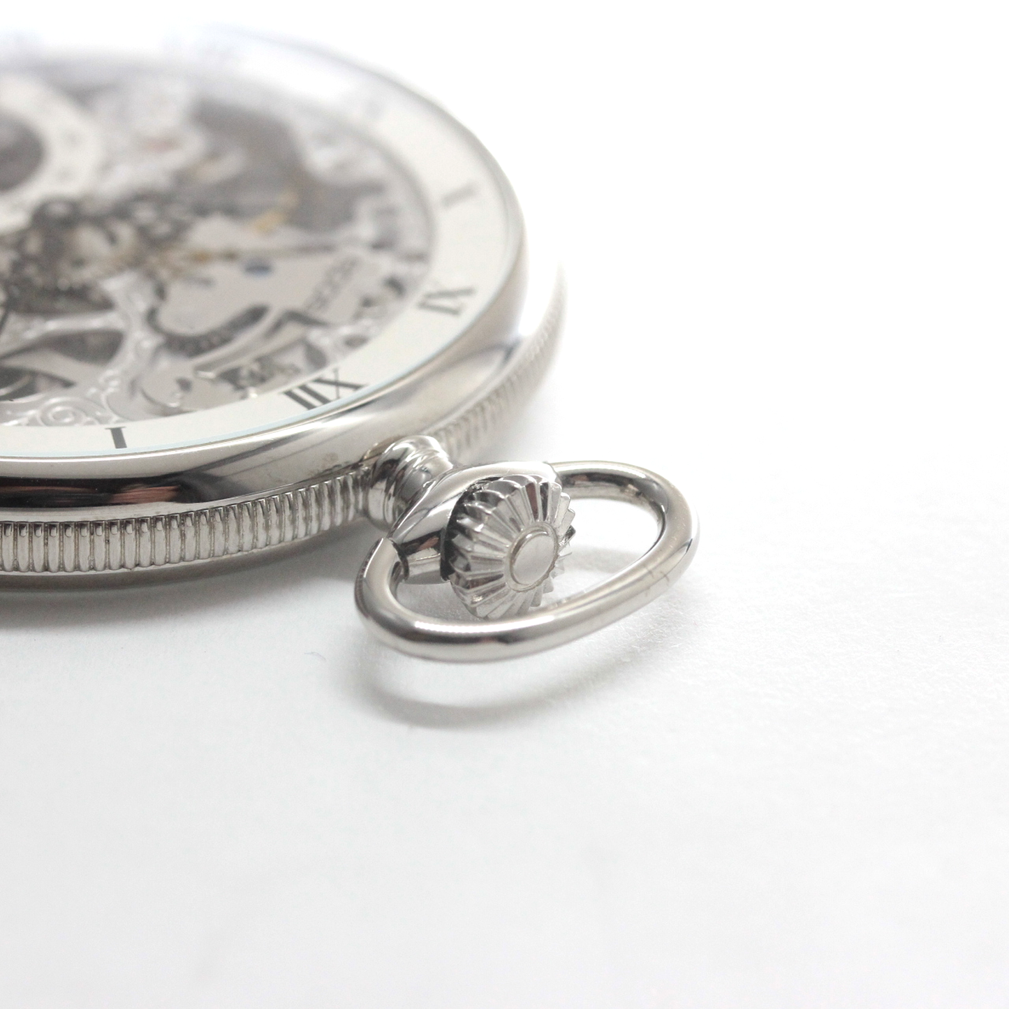 スイス製エポスのスケルトン懐中時計