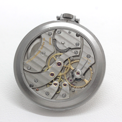絶版モデルのIWC（インターナショナル・ウォッチ・カンパニー）社製オープンフェイス懐中時計/iwc-104