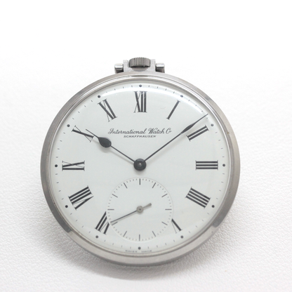 絶版モデルのIWC（インターナショナル・ウォッチ・カンパニー）社製オープンフェイス懐中時計/iwc-104