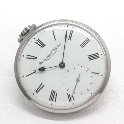 絶版モデルのIWC（インターナショナル・ウォッチ・カンパニー）社製オープンフェイス懐中時計/iwc-104
