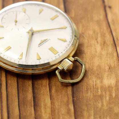 絶版モデルのロンジン　オープンフェイス懐中時計/longines-103