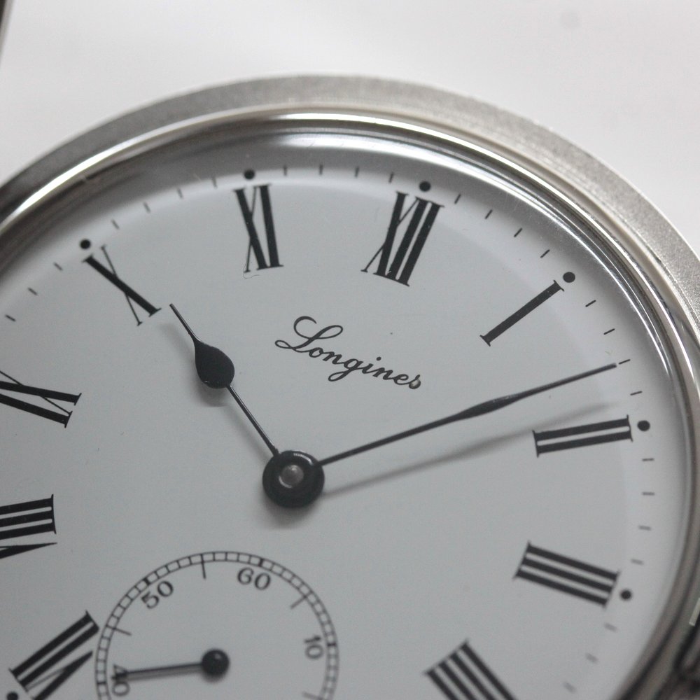 芥川・直木賞の正賞として贈られていた実績のある懐中時計 絶版モデルのロンジン　ハンターケース懐中時計/longines-153