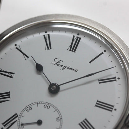 芥川・直木賞の正賞として贈られていた実績のある懐中時計 絶版モデルのロンジン　ハンターケース懐中時計/longines-153