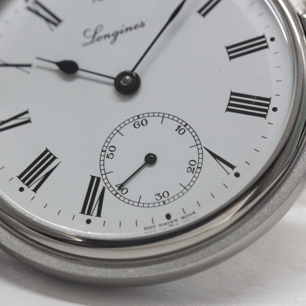 芥川・直木賞の正賞として贈られていた実績のある懐中時計 絶版モデルのロンジン　ハンターケース懐中時計/longines-153