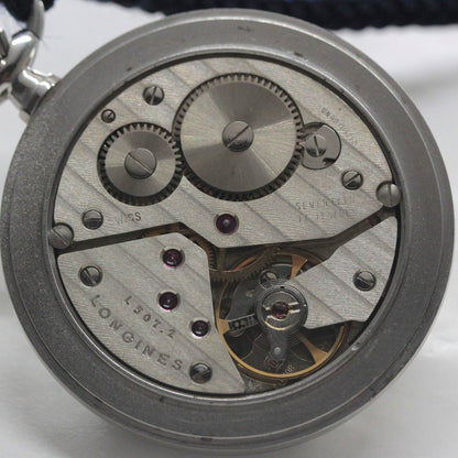 芥川・直木賞の正賞として贈られていた実績のある懐中時計 絶版モデルのロンジン　ハンターケース懐中時計/longines-153