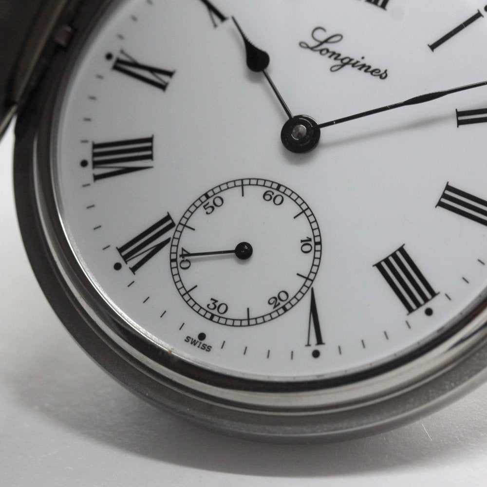 芥川・直木賞の正賞として贈られていた実績のある懐中時計 絶版モデルのロンジン　ハンターケース懐中時計/longines-154