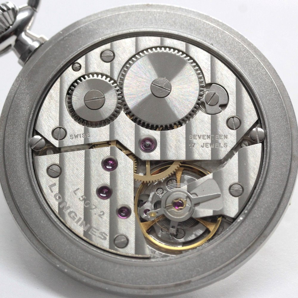 芥川・直木賞の正賞として贈られていた実績のある懐中時計 絶版モデルのロンジン　ハンターケース懐中時計/longines-154