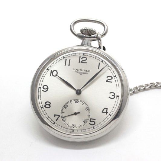 ロンジン / Longines /オープンフェイス懐中時計 / シルバーカラー / longines-155